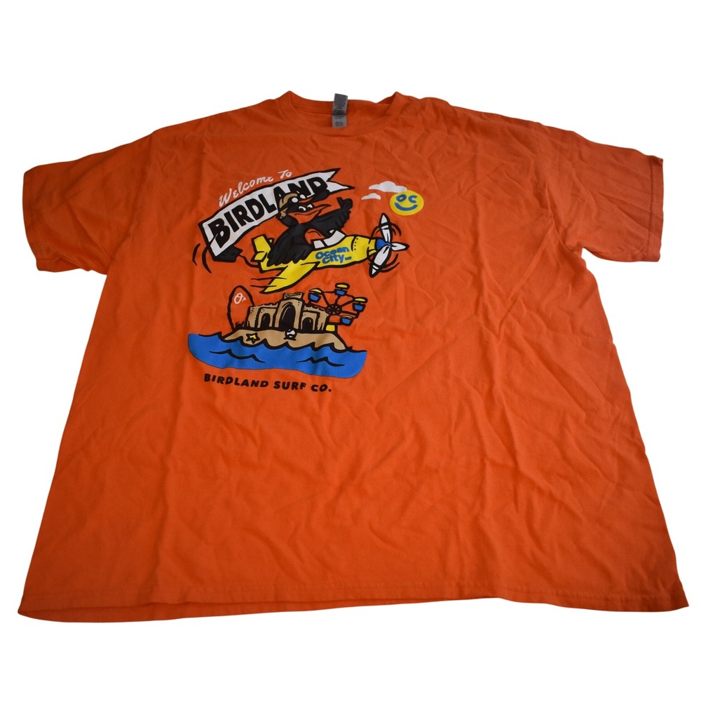 Baltimore Orioles SGA 2024 Ocean City Birdland Surf Co Universal XL T-Shirt